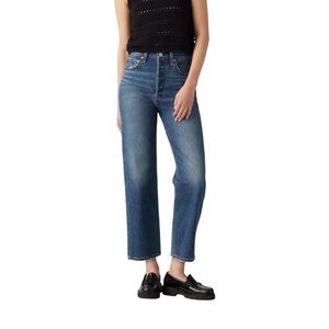 Levi's•Ribcage Straight Leg Ankle Button Fly Jeans